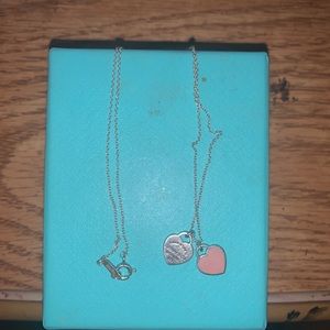 Tiffany’s necklace barley worn